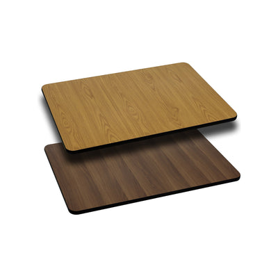 24'' x 30'' Rectangular Table Top with Reversible Laminate Top