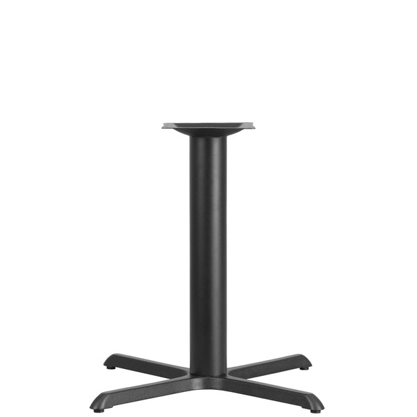 33inch x 33inch Restaurant Table X-Base with 4inch Dia. Table Height Column