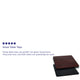 Black/Mahogany |#| 36inch Square Table Top with Black or Mahogany Reversible Laminate Top