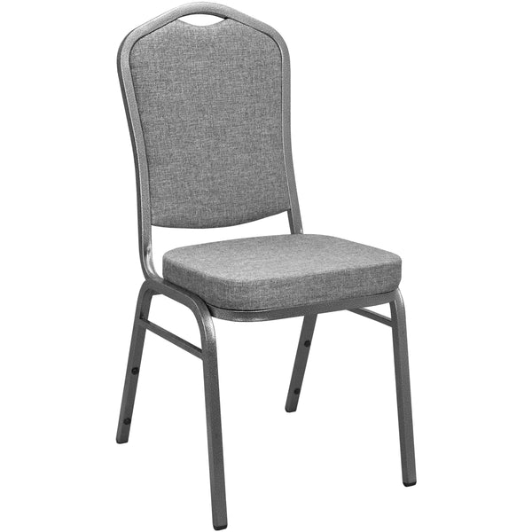 Charcoal Grey Fabric/Silver Vein Frame |#|