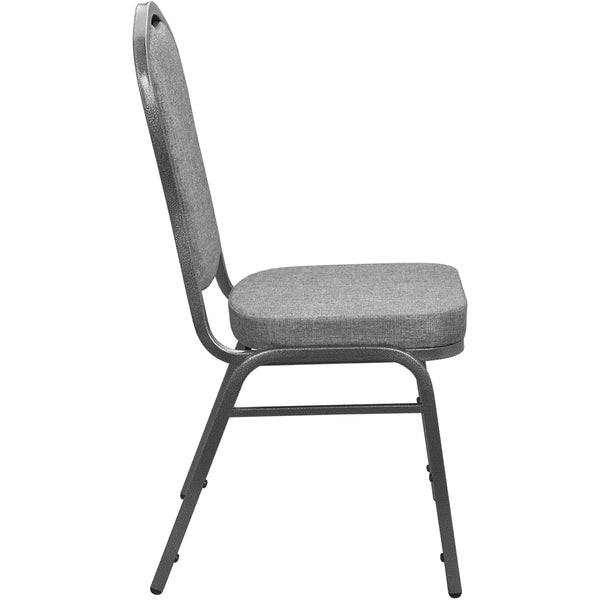 Charcoal Grey Fabric/Silver Vein Frame |#|