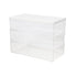 Brody Clear Plastic Storage Organizer Bins with Lid for Home Office, Kitchen, or Bathroom