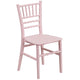 Pink |#| Child's Classic Resin Chiavari Chair for All Occasions in Pink