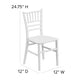 White |#| Child's Classic Resin Chiavari Chair for All Occasions in White