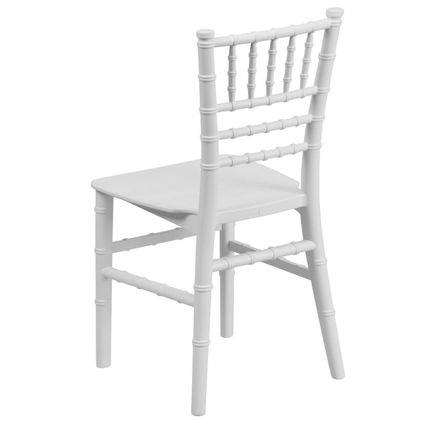 White |#| Child's Classic Resin Chiavari Chair for All Occasions in White