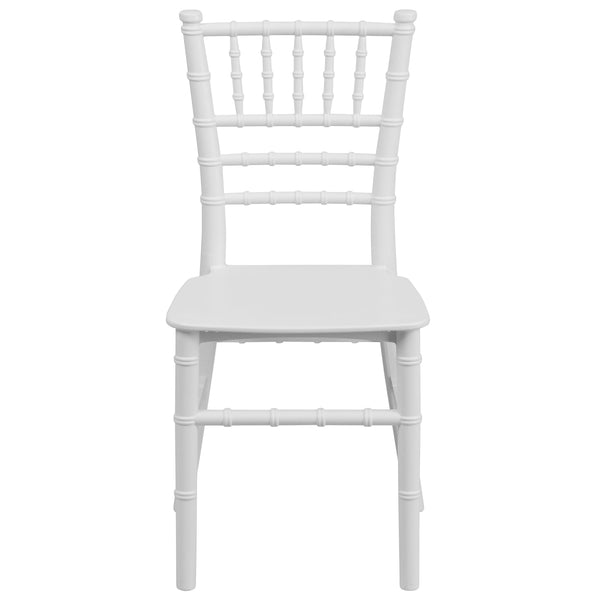 White |#| Child's Classic Resin Chiavari Chair for All Occasions in White