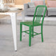 Green |#| Green Metal Indoor-Outdoor Chair - Kitchen Chair - Restaurant Seating