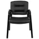 Flash Fundamentals Black LeatherSoft Executive Reception Chair - Guest Chair