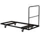 Black Folding Table Dolly for 30inchW x 72inchD Rectangular Folding Tables