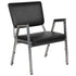 HERCULES Series 1000 lb. Rated Antimicrobial Bariatric medical Reception Arm Chair with 3/4 Panel Back