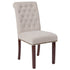 HERCULES Series Parsons Chair with Rolled Back, Accent Nail Trim