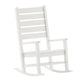 White |#| Classic Commercial Grade Outdoor All-Weather HDPE Rocking Chair in White