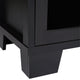 Black |#| 59" Engineered Wood Buffet Sideboard Storage Cabinet w/ 3 Drawers, Doors in Blk
