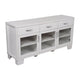 White |#| 59" Engineered Wood Buffet Sideboard Storage Cabinet w/ 3 Drawers, Doors in Wht
