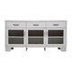 White |#| 59" Engineered Wood Buffet Sideboard Storage Cabinet w/ 3 Drawers, Doors in Wht
