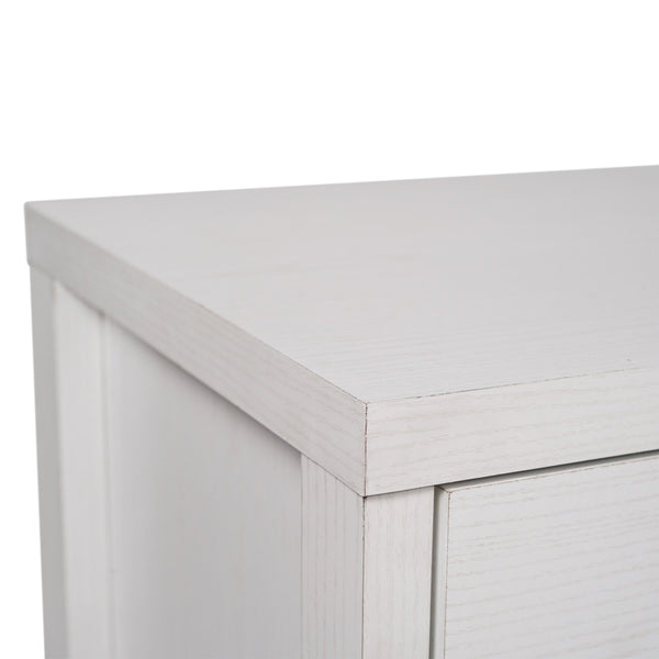 White |#| 59" Engineered Wood Buffet Sideboard Storage Cabinet w/ 3 Drawers, Doors in Wht