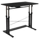 3PC Office Set-Adjustable Desk, Ergonomic Mesh Office Chair, Filing Cabinet