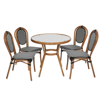 french bistro style table and chair dining set