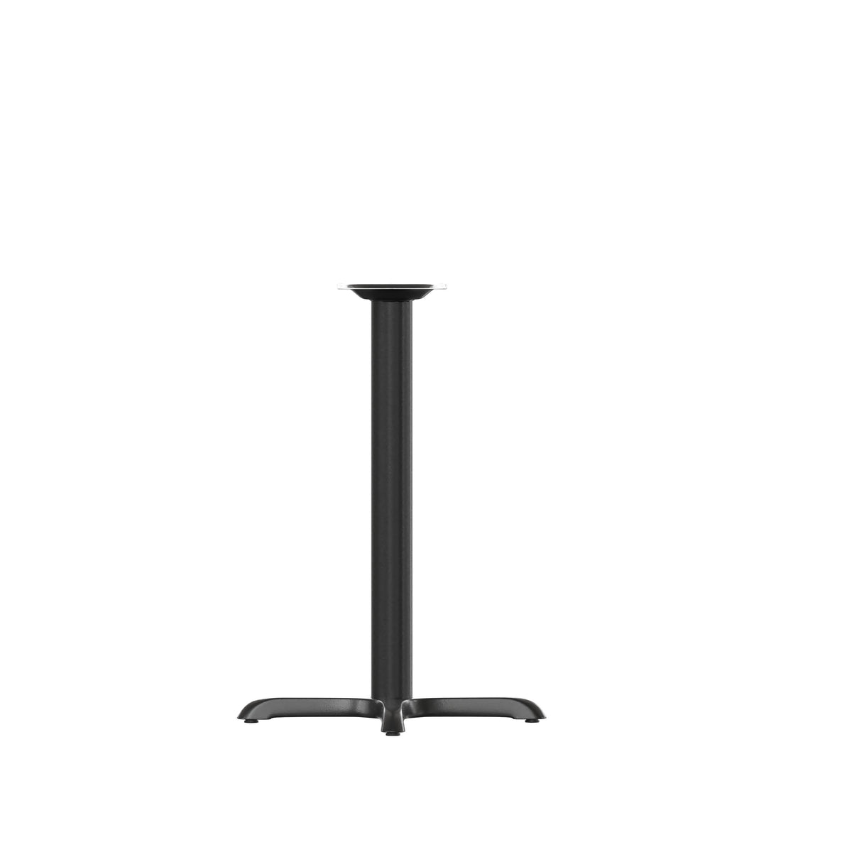 22inch x 22inch Restaurant Table X-Base with 3inch Dia. Table Height Column