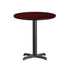 24'' Round Laminate Table Top with 22'' x 22'' Table Height Base