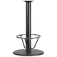 24inch Round Restaurant Table Base with 4inch Dia. Bar Height Column and Foot Ring