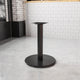 24inch Round Restaurant Table Base with 4inch Dia. Table Height Column