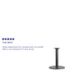 24inch Round Restaurant Table Base with 4inch Dia. Table Height Column