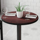 Mahogany |#| 24inch Round Table Top with Black or Mahogany Reversible Laminate Top