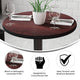 Mahogany |#| 24inch Round Table Top with Black or Mahogany Reversible Laminate Top