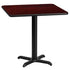 24'' Square Laminate Table Top with 22'' x 22'' Table Height Base