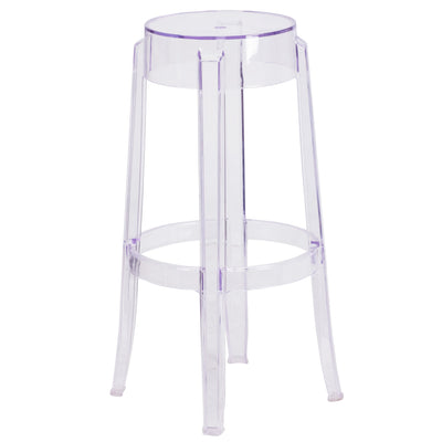 29.75'' High Transparent Barstool - View 1