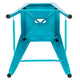 Teal |#| 4 Pack 30inch High Metal Indoor Bar Stool - Stackable Stool, Teal