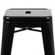 Black |#| 4 Pack 30inch High Metal Indoor Bar Stool - Stackable Stool, Black