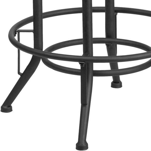 30inch Barstool with Swivel Lift Black LeatherSoft Seat - Kitchen Furniture