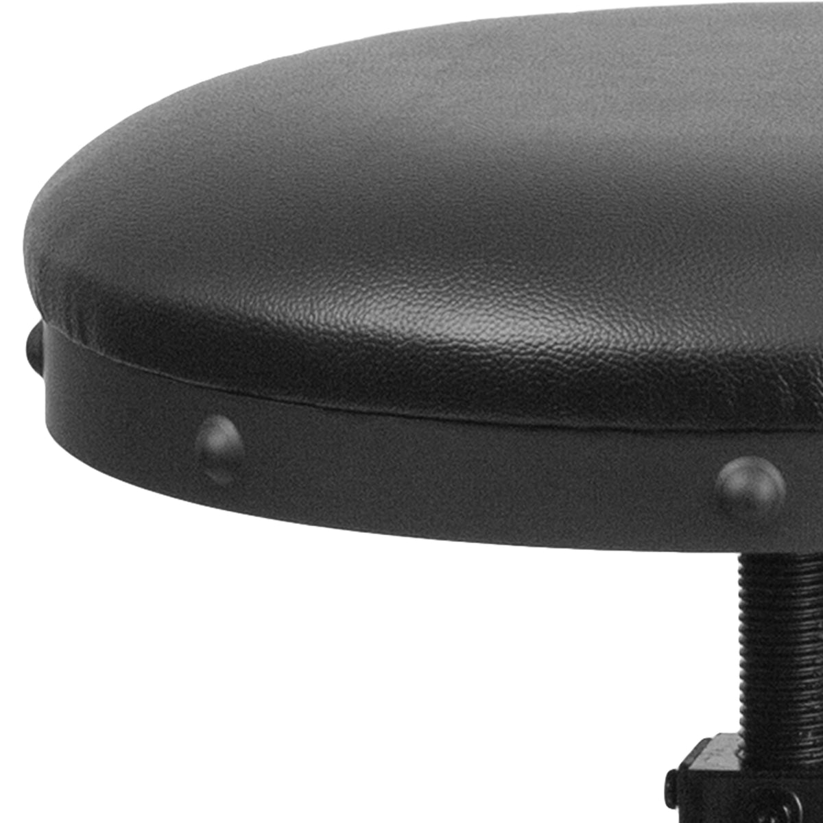 30inch Barstool with Swivel Lift Black LeatherSoft Seat - Kitchen Furniture