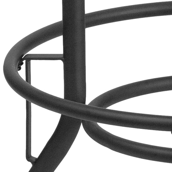 30inch Barstool with Swivel Lift Black LeatherSoft Seat - Kitchen Furniture