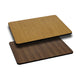 Natural/Walnut |#| 30inch x 42inch Rectangular Table Top with Natural or Walnut Reversible Laminate Top