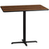 30'' x 48'' Rectangular Laminate Table Top with 23.5'' x 29.5'' Bar Height Table Base