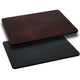 Black/Mahogany |#| 30inch x 60inch Rectangular Table Top with Black or Mahogany Reversible Laminate Top