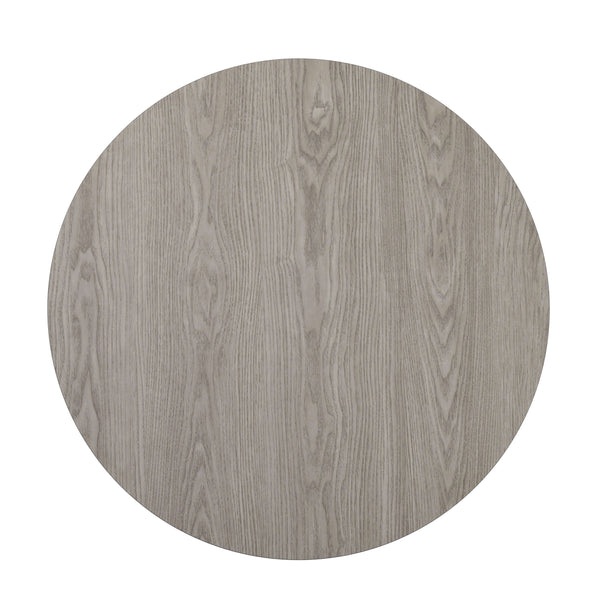 White/Gray |#| 36inch Round Table Top with White or Gray Reversible Laminate Top