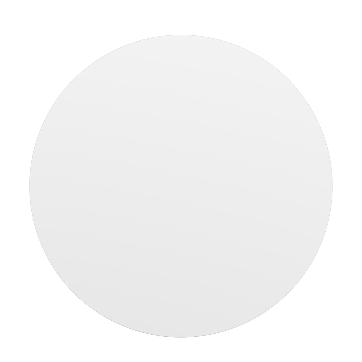 White/Gray |#| 36inch Round Table Top with White or Gray Reversible Laminate Top