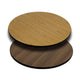 Natural/Walnut |#| 36inch Round Table Top with Natural or Walnut Reversible Laminate Top
