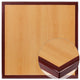 36inch Square 2-Tone Cherry & Mahogany Resin Table Top with 2inch Thick Drop-Lip