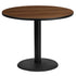 36'' Round Laminate Table Top with 24'' Round Table Height Base