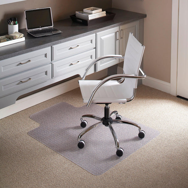 36inch x 48inch Carpet Chair Mat with Lip and Scuff and Slip Resistant Textured Top