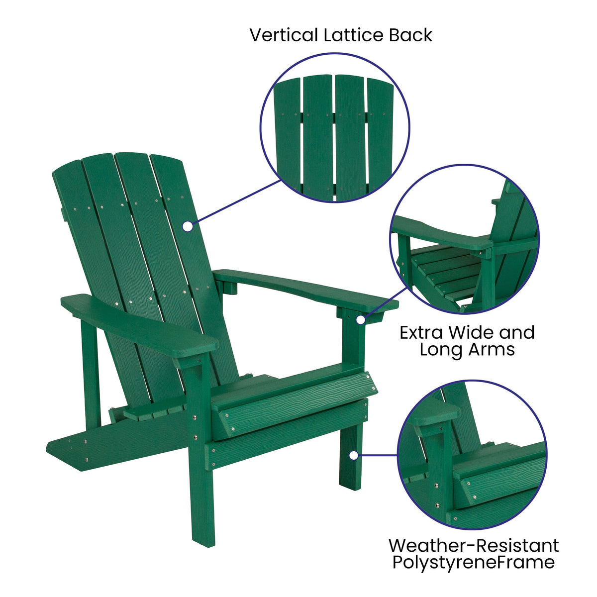 Green |#| Star and Moon Fire Pit with Mesh Cover & 2 Green Poly Resin Adirondack Chairs