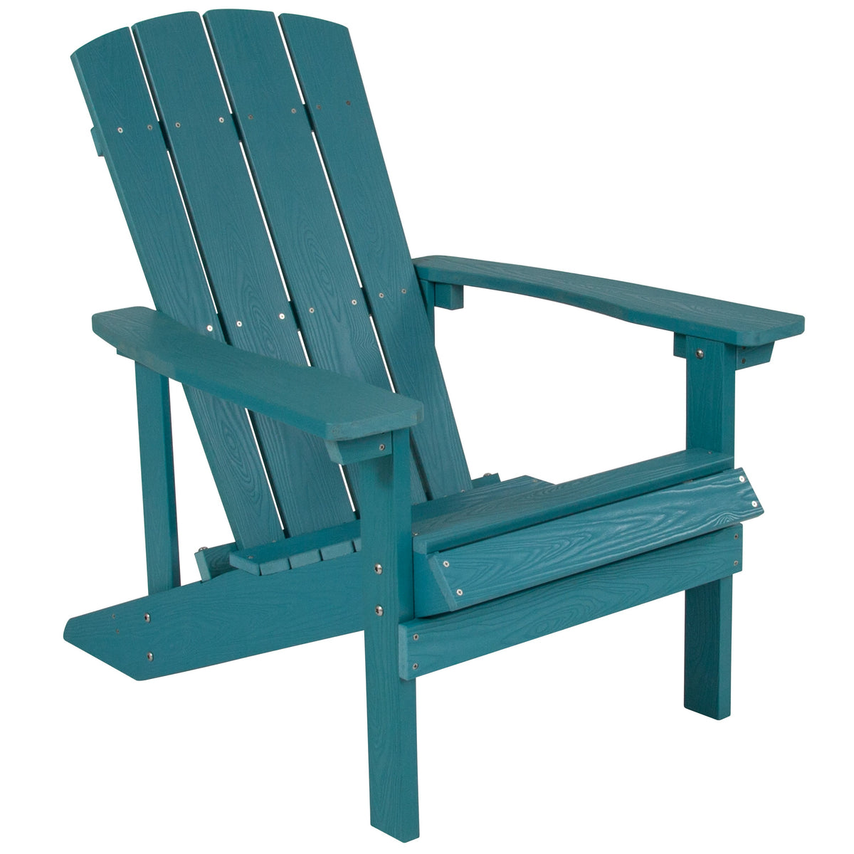 Sea Foam |#| Star and Moon Fire Pit with Mesh Cover & 2 Sea Foam Poly Resin Adirondack Chairs