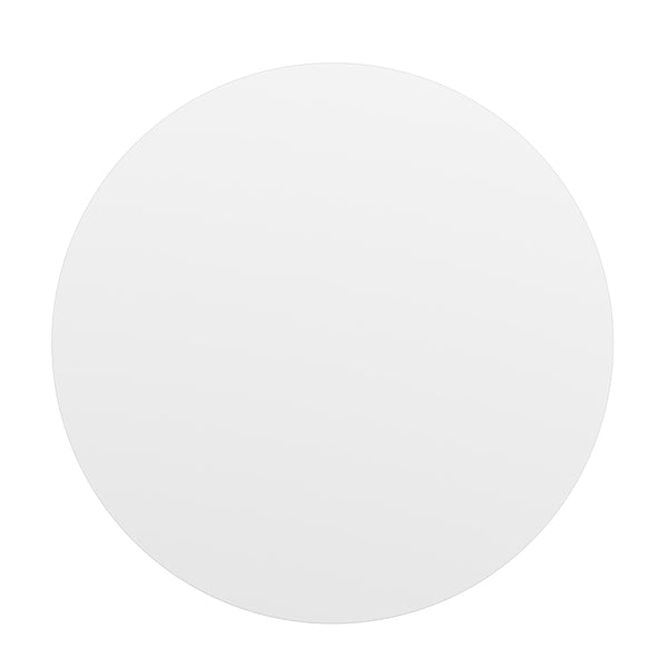 White/Gray |#| 42inch Round Table Top with White or Gray Reversible Laminate Top
