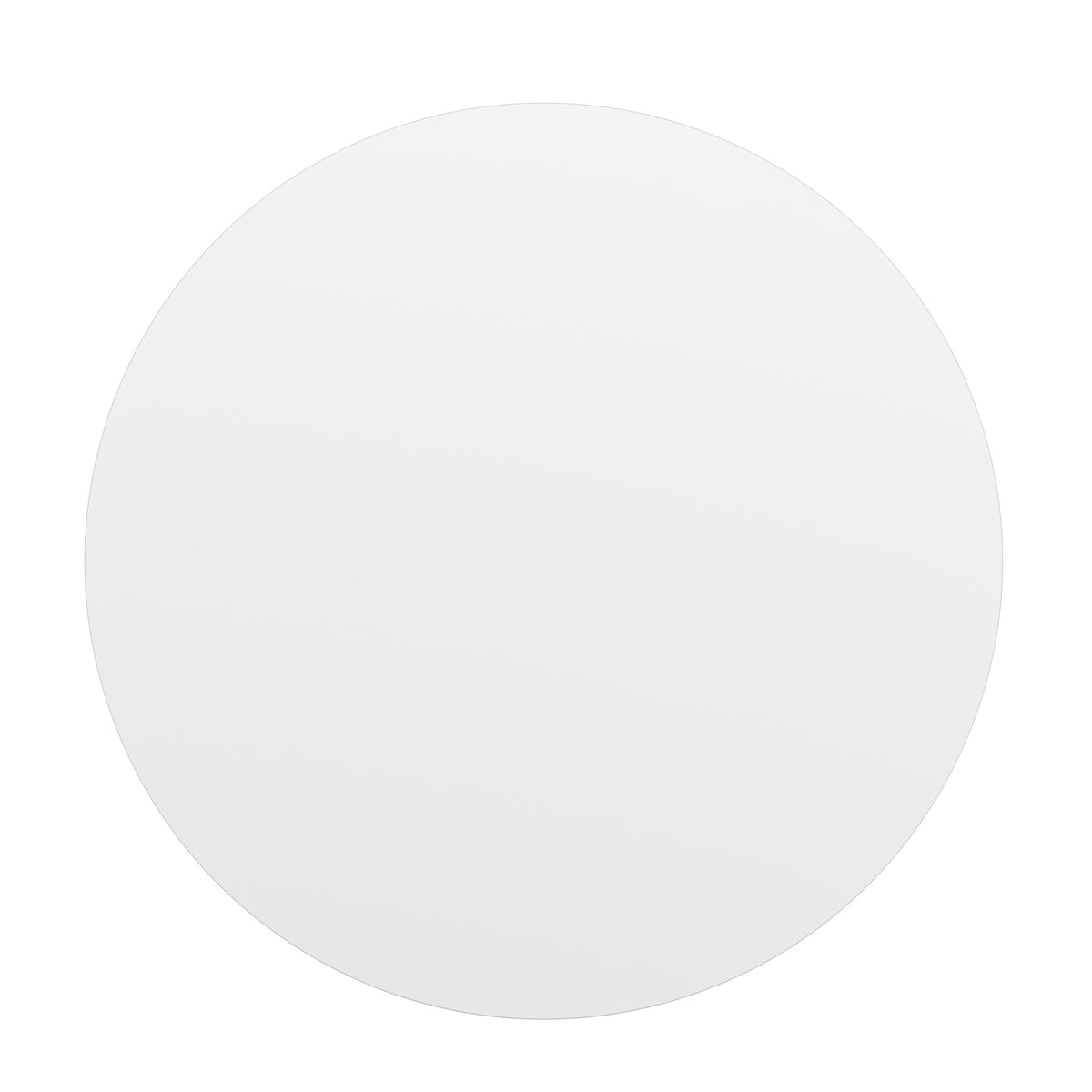 White/Gray |#| 42inch Round Table Top with White or Gray Reversible Laminate Top