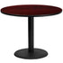 42'' Round Laminate Table Top with 24'' Round Table Height Base